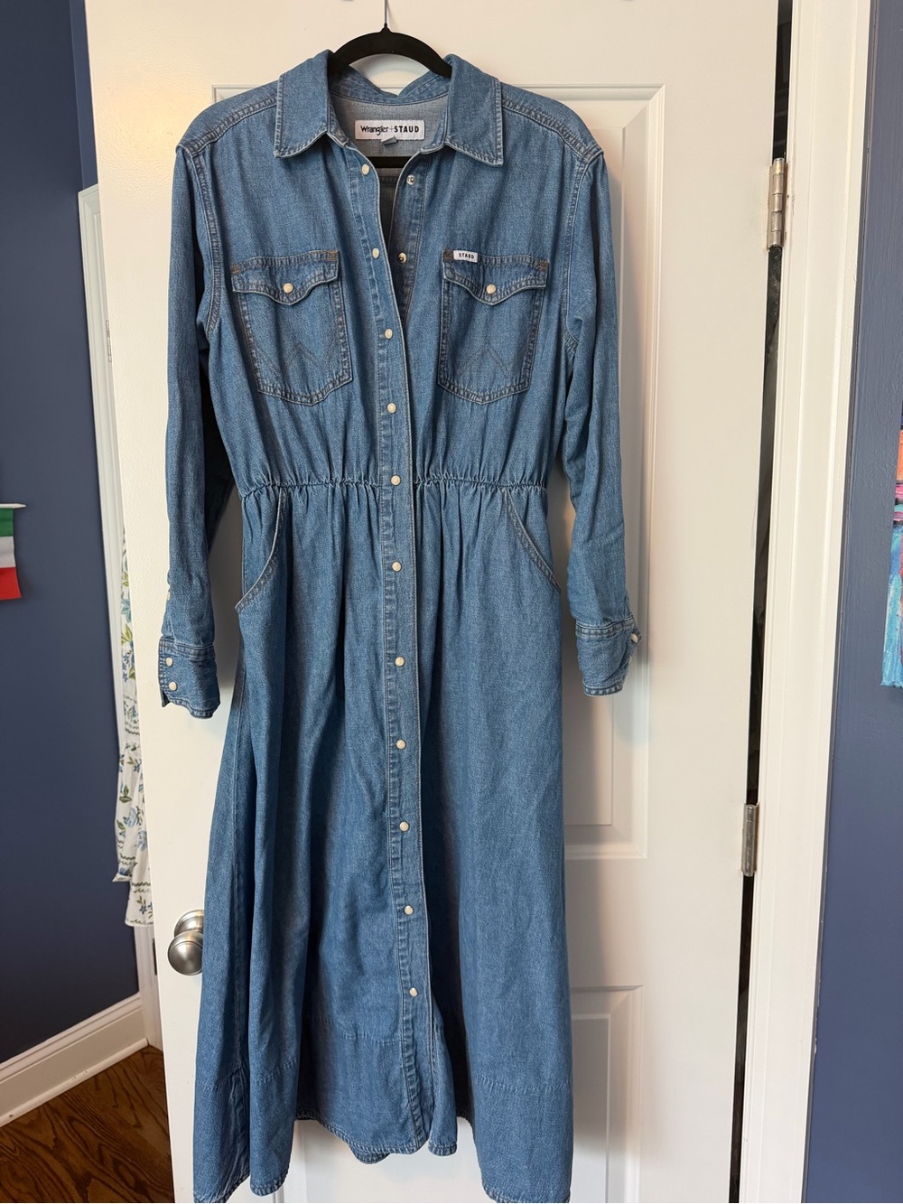 Wrangler x STAUD Denim Dress - Limited Edition Collection